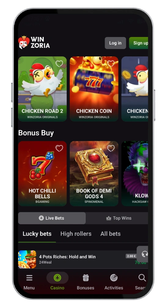 Winzoria Καζίνο  online